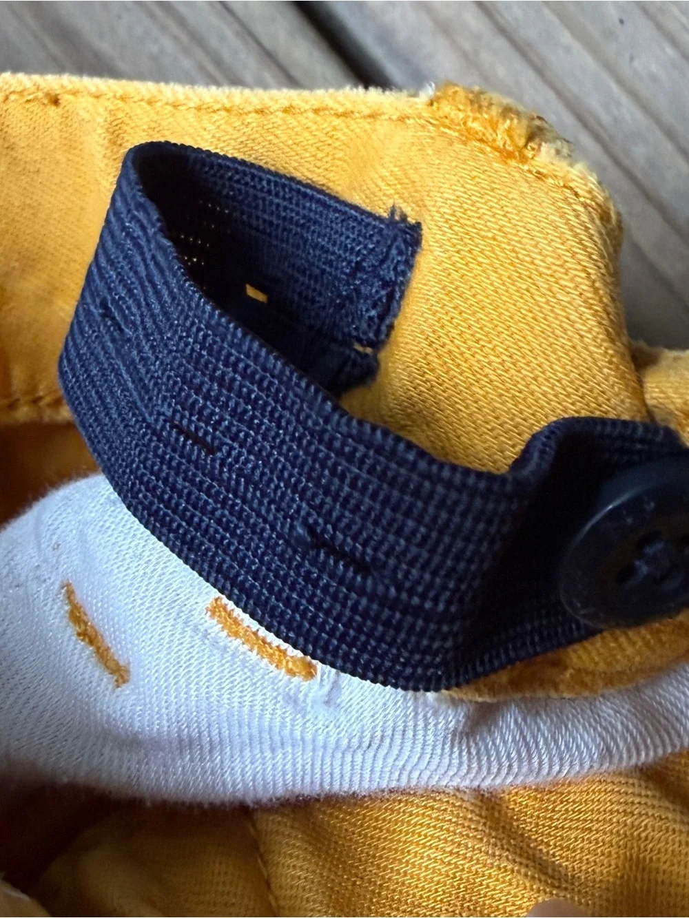 Gap Kids 1969 Yellow Slim Regular Straight Jeans Size 8 Adjustable Waist Comfort